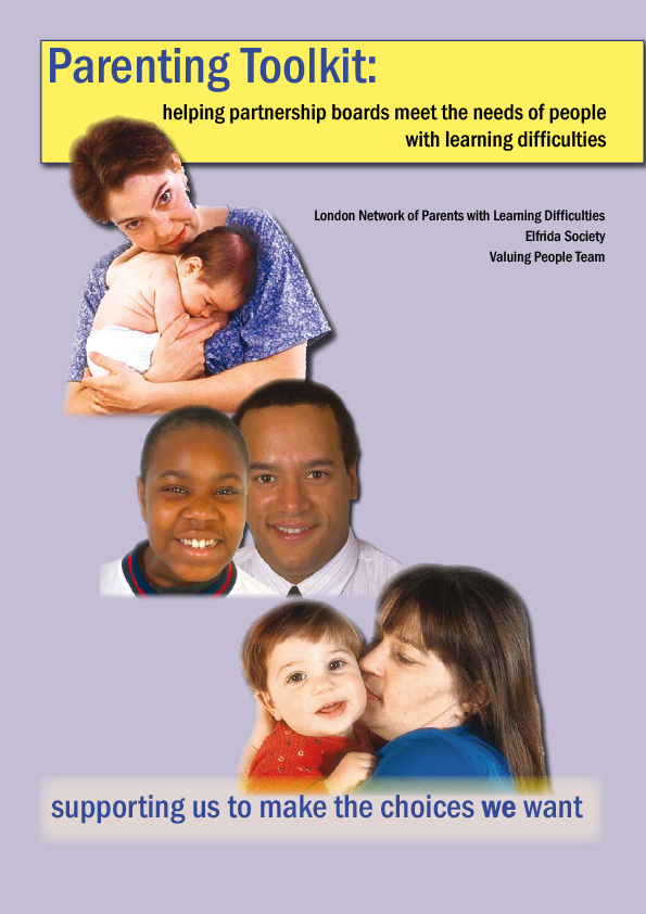 Parenting Toolkit front cover - woman holding child